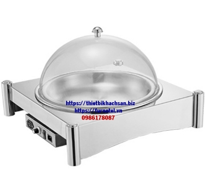 Round stainless steel wet electric hot pot rack  121386